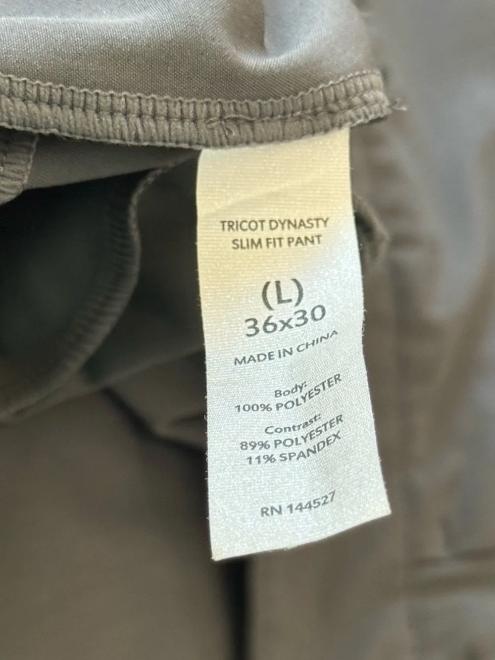 SKYR Tricot Dynasty Slim Fit Pants size 36 x 30